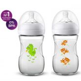 2 Mamadeira Philips Avent Pétala 260ml 1+ Dragãozinho Tigre