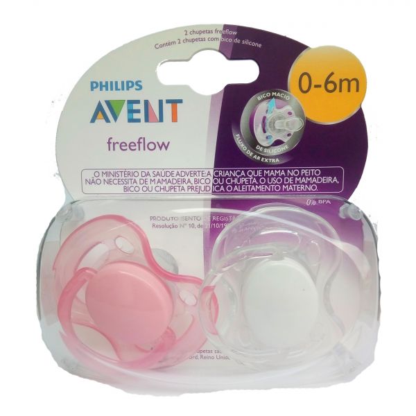 Chupeta (dupla) Freeflow - 0-6m- Philips Avent