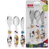 Kit Com 3 Talheres Inox Bebe 18+ Meses Disney Mickey - Nuk