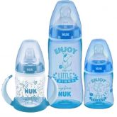 Kit Mamadeira My First 300ml - 150ml E Copo 150ml Azul - Nuk