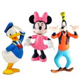 Kit 3 Mordedor P/ Bebe Disney Minnie - Pateta - Pato Donald