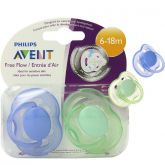 Chupeta Philips Avent Freeflow (6-18m) 02 Unidades