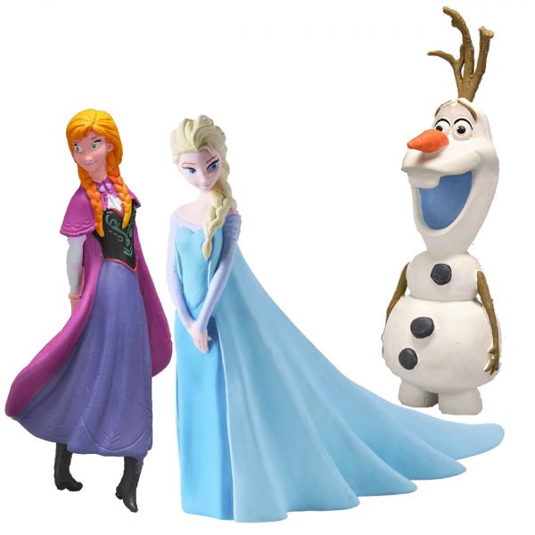 Kit 3 Mordedor Para Bebe Disney Frozen - Elza - Ana- Olaf