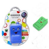 2 Mordedor Celular Infantil Para Bebê Cores Verde E Azul