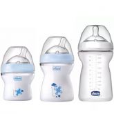 Kit 3 Mamadeira Step Up Azul - 150ml - 250ml- 330ml - Chicco