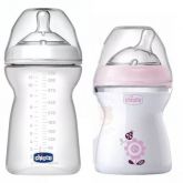 Kit 2 Mamadeiras Stepup Rosa - 250ml 2+ / 330ml 6+ - Chicco