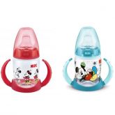 Kit 2 Copo De Treinamento Minnie E Mickey azul e vermelho - 150ml 6m+ - Nuk