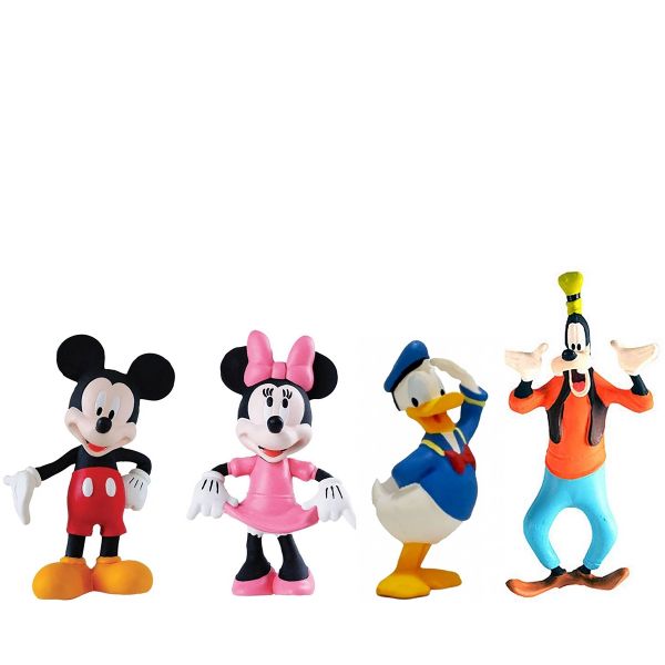 Kit 4 Mordedor Bebe Disney Minnie - Mickey - Donald - Pateta