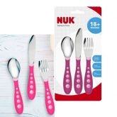 Kit Talheres Inox Bebe 18+ Meses Com 3 Unid. - Nuk