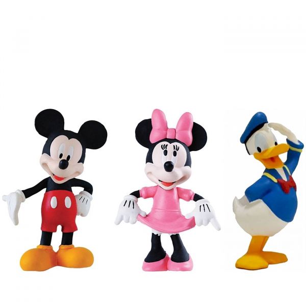 Kit 3 Mordedor P/ Bebe Disney Minnie - Mickey - Pato Donald