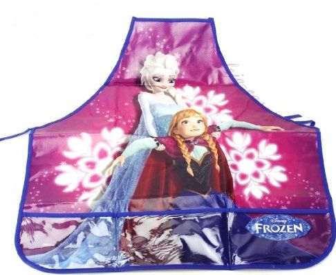 Avental Infantil Escolar De Pintura - Frozen