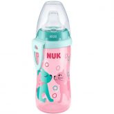 Copo Nuk  Active Cup Antivazamento Rosa gato coelho 300ml