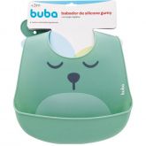 Babador De Silicone Gumy Com Porta Migalhas Verde - Buba