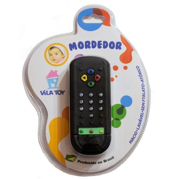 Mordedor Macio Controle Remoto Infantil Para Bebê - vila toy